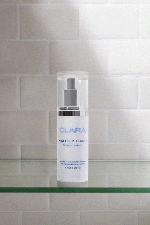 Nightly Habit Retinol: The MVP of our skincare lineup, retinol (vitamin A) has a multitude of benefits including filling in lines and wrinkles, brightening dark spots, and reducing oil production