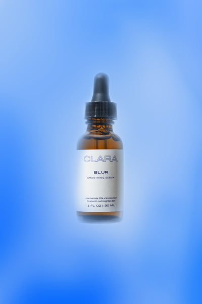 niacinamide, green tea, licorice root smoothing serum to reduce pores and soothe skin, improve tone and texture