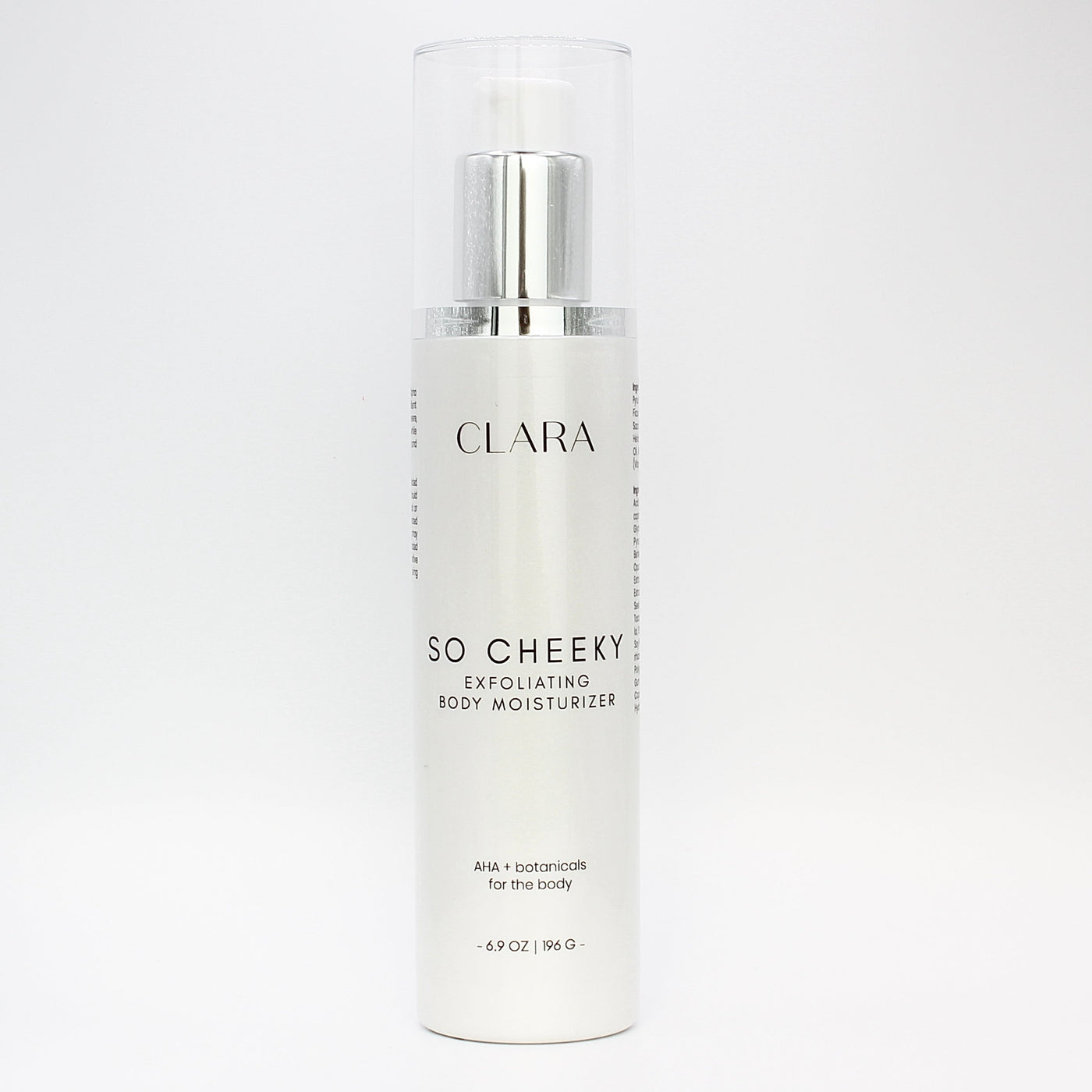 So Cheeky Moisturizer: A blend of alpha-hydroxy acids and hydrating botanical extracts combine to give you smooth, supple skin from head-to-toe